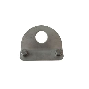 Zurrbügel mit Trägerplatte aus Edelstahl