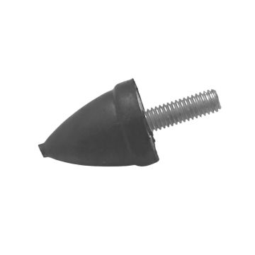 Butoir caoutchouc-métal hauteur 24mm, Ø20mm