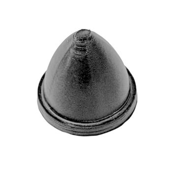 Butoir caoutchouc-métal hauteur 25mm, Ø25mm