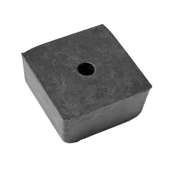 Butoir battu caoutchouc noir LxL 41mm, H 20mm