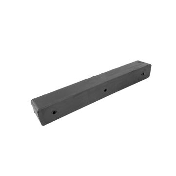 Butoir battu caoutchouc noir L 200 B 52 H 60mm