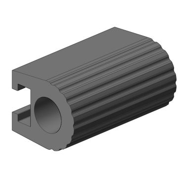 Support de charnière L 48 × l 25 × Ø 13 mm, aluminium