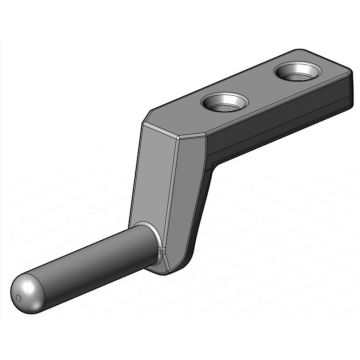Axe de charnière L 127 mm, axe L 52 mm, Ø 12 mm