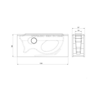 Zurrpunkt versenkbar EN 12640