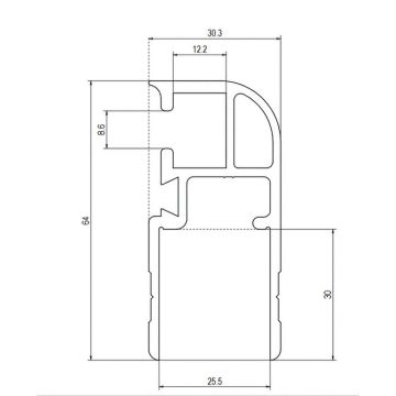 Einfassprofil Alu für Kinnegrip K20 Runge 140908