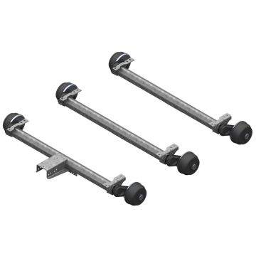 GFA 1500kg, A: 1300mm, C: 1750mm, Tridem