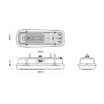 Schlussleuchte LC15-2 - Iveco links / rechts ab 01.07.2021