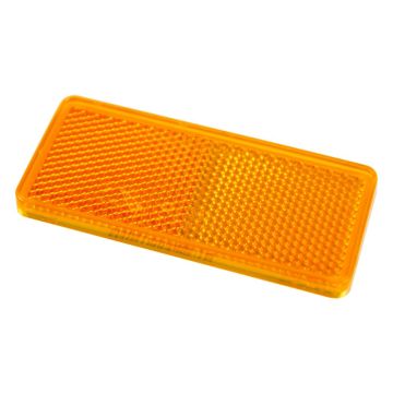Rückstrahler gelb  Aspöck 90 x 40mm