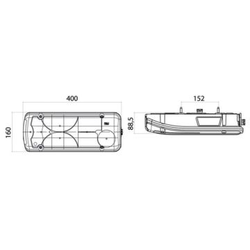 Feu arrière Vignal LC8 KJ 21 R 12-24V  droit
