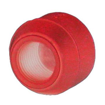 Oeillets pour lecâble de couleur, rouge avec un diamètre12mm