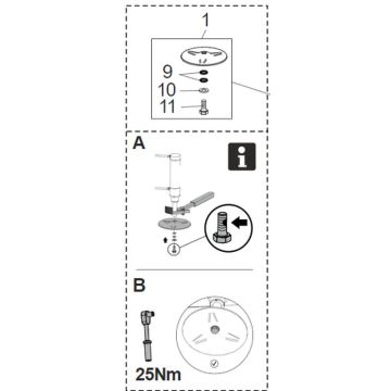 HY4 Plateau de support Ø 230mm