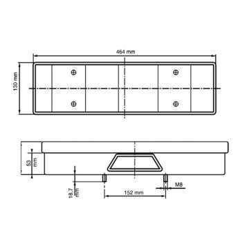 Feu arrière Vignal LC7 12/24V droit IVECO