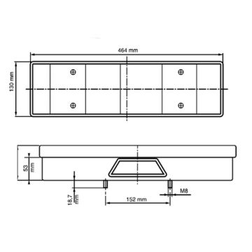 Feu arrière Vignal LC7 12/24V  gauche  IVECO