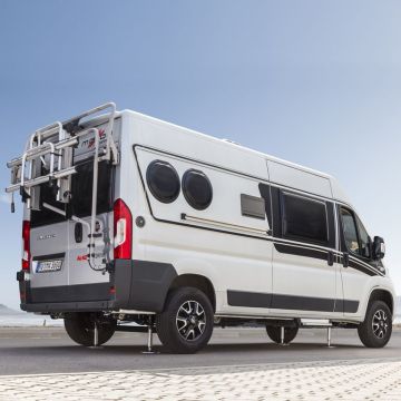 Châssis d'origine Fiat HY4 X250,Inst.l'essieu arrière à l'intérieur