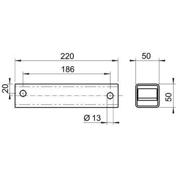 Distanzstück AL-KO, Deichsel/Auflaufeinr 1730094