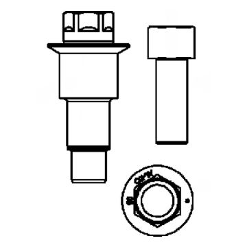 ET-SET BOUT D'AXE UBR LG39 0GR M22