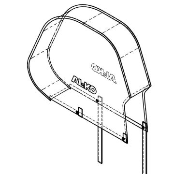 Protection contre les intempéries pour timon/ acouplement