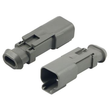 Prise allemande 2 pôles avec adaptateur (DT04-2P-E008) IP68