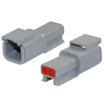 Prise allemande 2 pôles ( DTM04-2P ) IP68