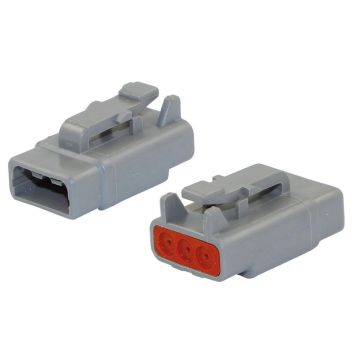 Connecteur allemand à 3 pôles ( DTM06-3S ) sans broche ! IP68