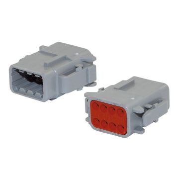 Deutschstecker 8-pol Mini ohne Pin !! (DTM068SA) IP68