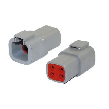 Prise allemande 4 pôles (DTP04-4P) IP68