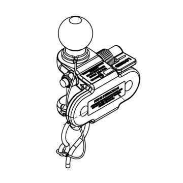 Flanschkugel LB 90, D17.0kN, mit Bolzen 25mm