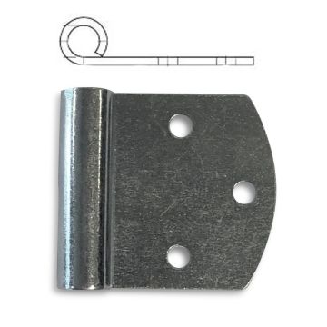 Scharnier L  50mm, B 45mm, Ø 8,2