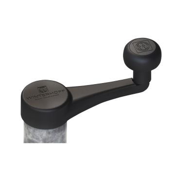 Cache-manivelle, Winterhoff, noir