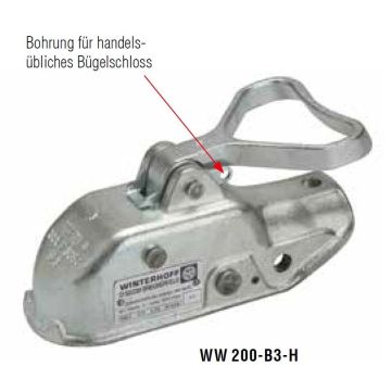 Kugelkupplung Ø 50mm, 3000kg  S200kg