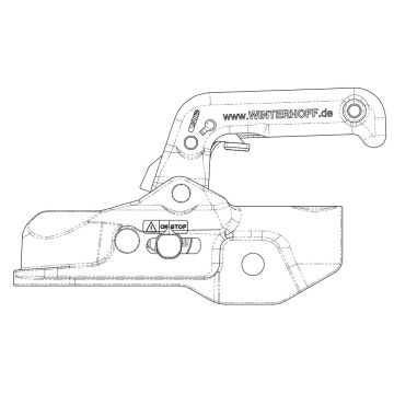 Kugelkupplung Ø 60mm, 3500kg