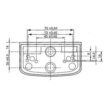 eclaireur de plaque noire VIGNAL Douille PF