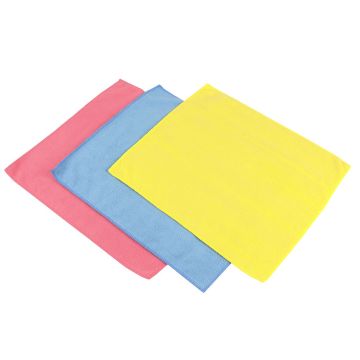 Lingette microfibre paquet à 3 pce.