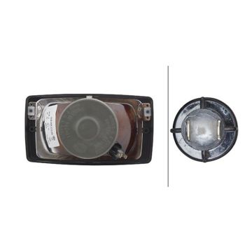 Scheinwerfereinsatz Hella H4 mit Standlicht 12-24V