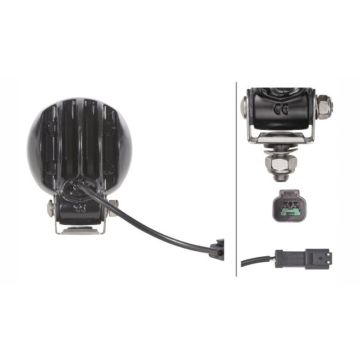 LED Arbeitsscheinw. Ø 83, Hella 12/24V Modul 70