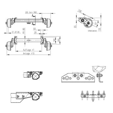 GFA 1000kg, A: 1450mm, C: 1900mm 20016151