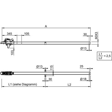 Zugverbindung AL-KO, VKT60mm R4/A1 20035003