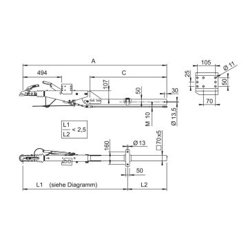 AE AL-KO: 161S/B M   700-1350kg, 100kg