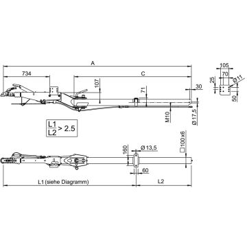 AE VKT 161S Schwenkdeichsel K26-S 20063201