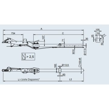 AE VKT 251S Schwenkdeichsel K26-S 20063601