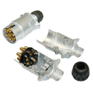 Fiche  7-pol alu (Jaeger)