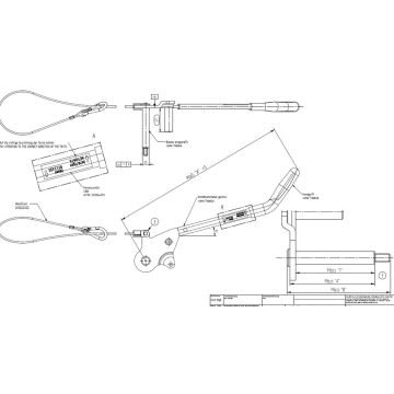 Handbremshebel KNOTT KR 35 liegend