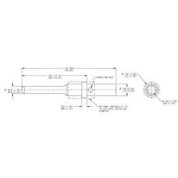 Contact femelle pour allemand DT, fiche 0,75 - 1,5mm²