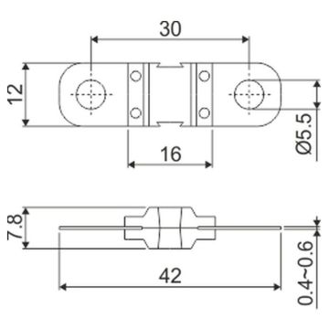 Sicherung Midi, grün, 40A, max. 32V  1 Pack = 10 Stk. !!