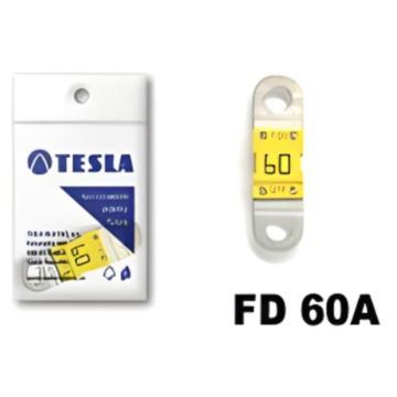 Fusible Midi, jaune, 60A, 32 V max.  1 paquet = 10 pièces
