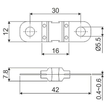 Sicherung Midi, grau, 150A, max. 32V  1 Pack = 10 Stk. !!