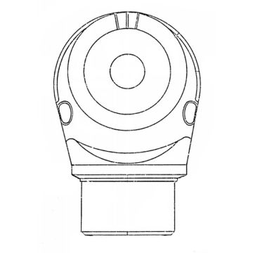 Zahnkopf AL-KO, überdreht auf 63.2mm