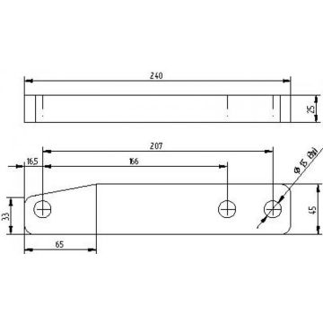 Distanzstück KNOTT, Deichsel/Auflaufeinr 205120001