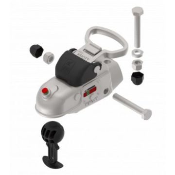 Accouplement à boule Ø 50mm, 3000kg verrouillable