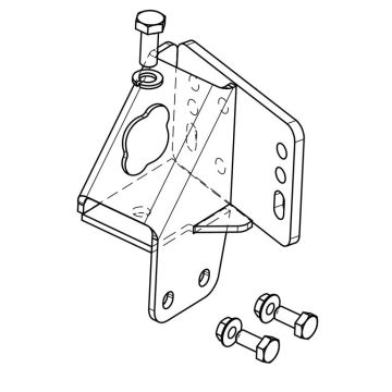 Stützradhalter schraubbar für KF7,5-20 206850001